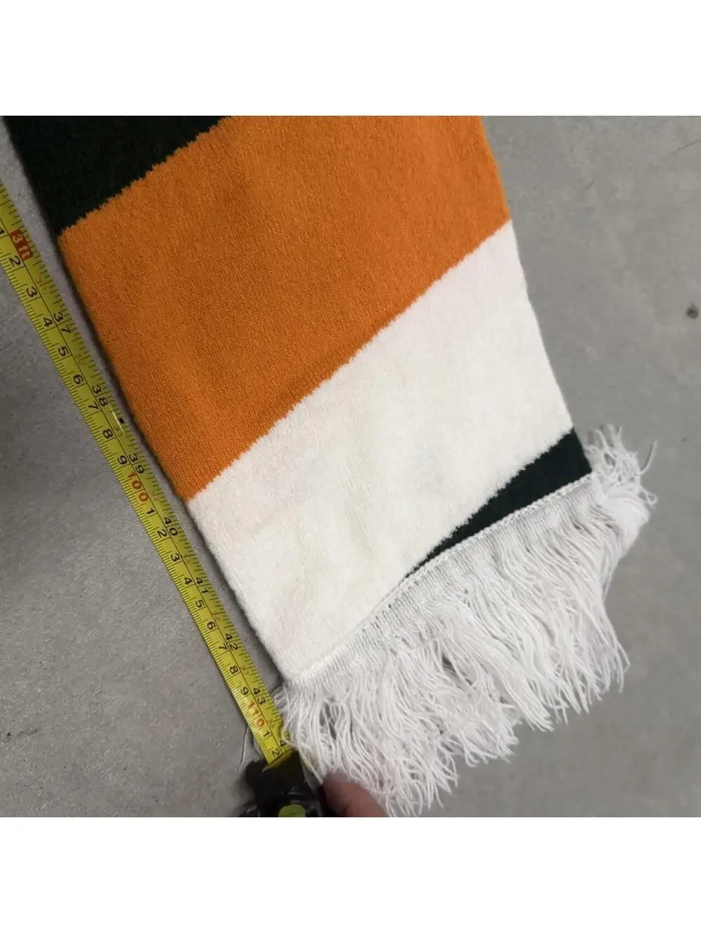 Jameson Irish Whiskey Green Knit Scarf St. Patricks Day Bar Promo Adult One Size